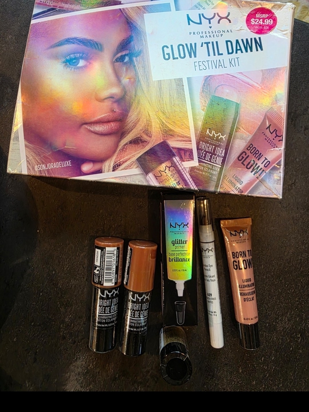 NYX Glow 'Til Dawn Festival Kit – Bronze Glow Makeup Set